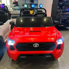 Двухместный детский электромобиль M 6408EBLR-3 красный Toyota с мягким сиденьем